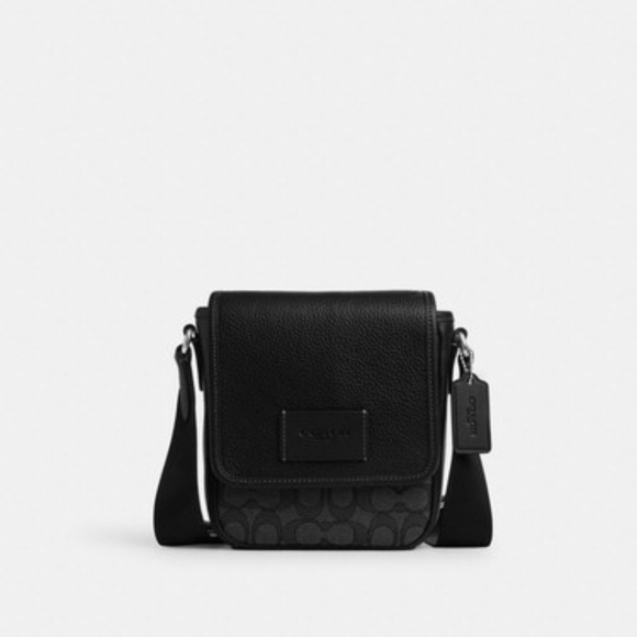 Lucas Crossbody Bag In Signature Jacquard - Picture 1 of 1
